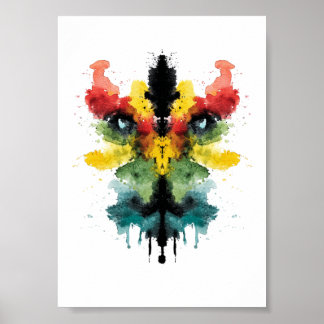 Rorschach Inkblot Test. Nenn mich nicht verrückt Poster