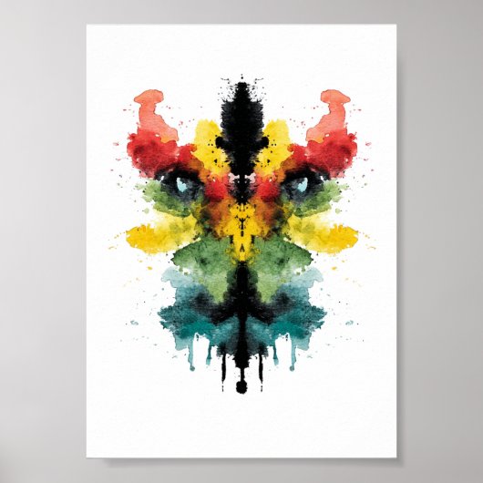 Rorschach Inkblot Test. Nenn mich nicht verrückt Poster (Vorne)