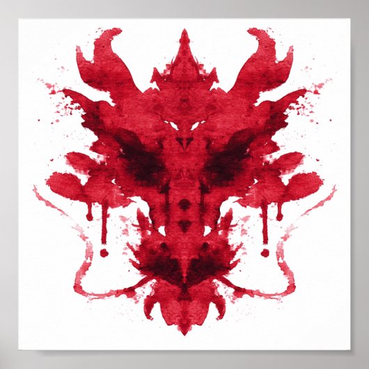 Rorschach Inkblot Test. Nenn mich nicht verrückt Poster (Vorne)