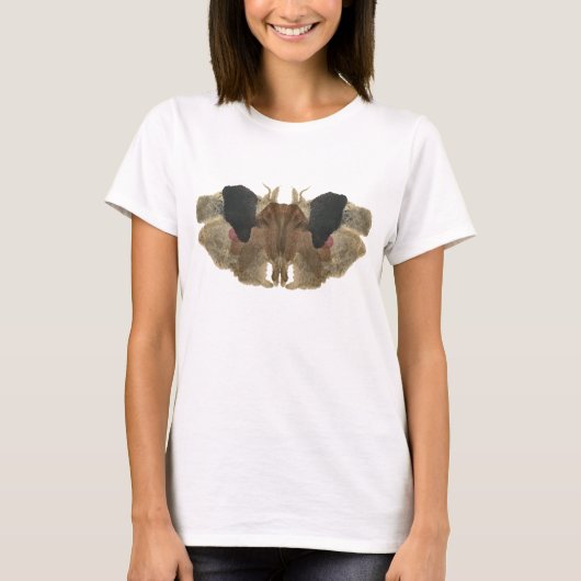 Rorschach Inkblot Test. Nenn mich nicht verrückt T-Shirt (Vorderseite)