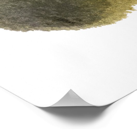 Rorschach Inkblot Testspass Kunst Poster (Ecke)