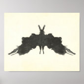 Rorschach Inkblot Testspass Kunst Poster (Vorne)