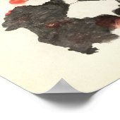 Rorschach Inkblot Testspass Kunst Poster (Ecke)