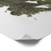 Rorschach Inkblot Testspass Kunst Poster (Ecke)