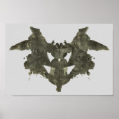 Rorschach Inkblot Testspass Kunst Poster (Vorne)