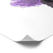 Rorschach Inkblot Testspass Kunst Poster (Ecke)