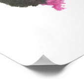 Rorschach Inkblot Testspass Kunst Poster (Ecke)