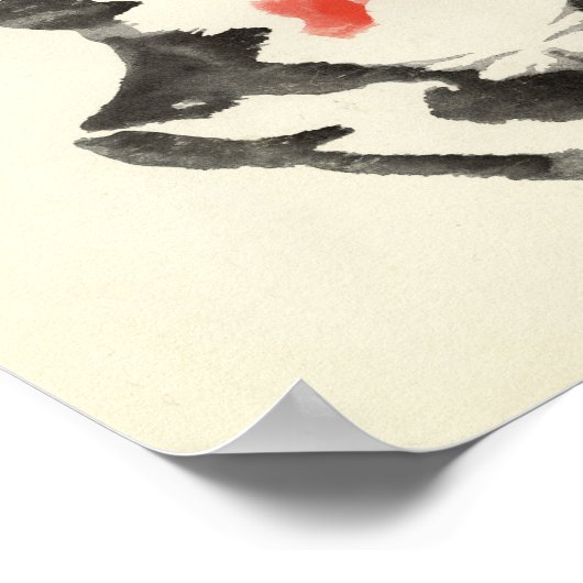 Rorschach Inkblot Testspass Kunst Poster (Ecke)