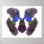 Rorschach Inkblot Testspass Kunst Poster (Vorne)