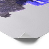 Rorschach Inkblot Testspass Kunst Poster (Ecke)