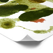 Rorschach Inkblot Testspass Kunst Poster (Ecke)