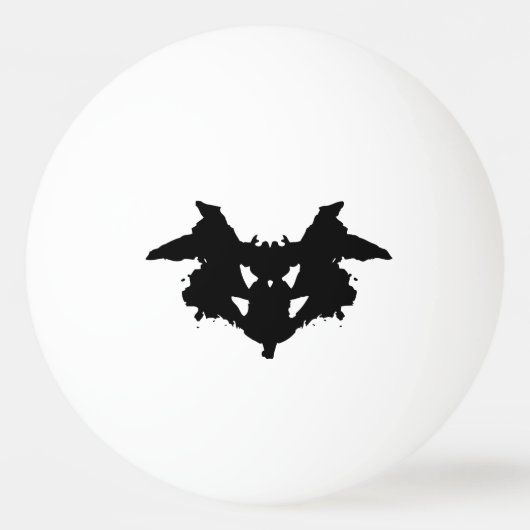 Rorschach Inkblot Tischtennisball (Vorderseite)