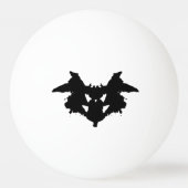 Rorschach Inkblot Tischtennisball (Rückseite)
