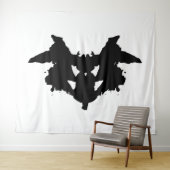 Rorschach Inkblot Wandteppich (Beispiel (Horizontal))