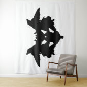 Rorschach Inkblot Wandteppich (Beispiel)
