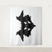 Rorschach Inkblot Wandteppich (Vorderseite)