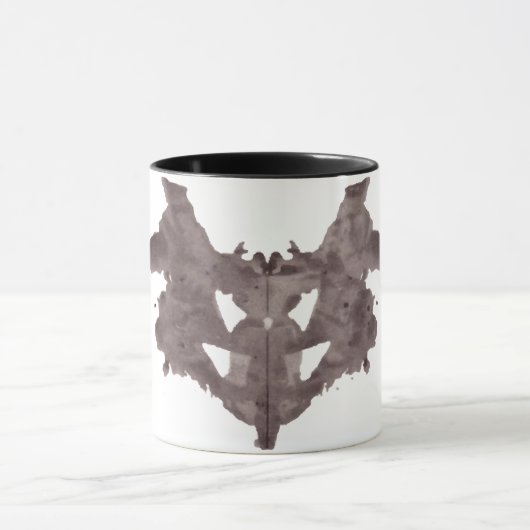 Rorschach-InkBlots-Testplatte 1 Tasse (Zentrum)