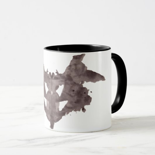 Rorschach-InkBlots-Testplatte 1 Tasse (VorderseiteRechts)