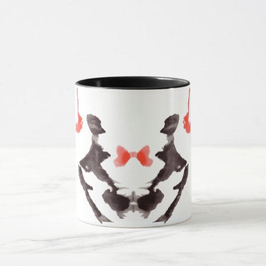 Rorschach InkBlots Testplatte 3 Tasse (Zentrum)