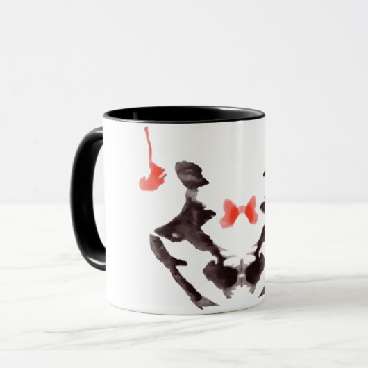 Rorschach InkBlots Testplatte 3 Tasse (Vorderseite Links)