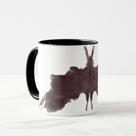 Rorschach-InkBlots-Testplatte 5 Tasse (Vorderseite Links)