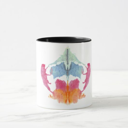 Rorschach-InkBlots-Testplatte 8 Tasse (Zentrum)