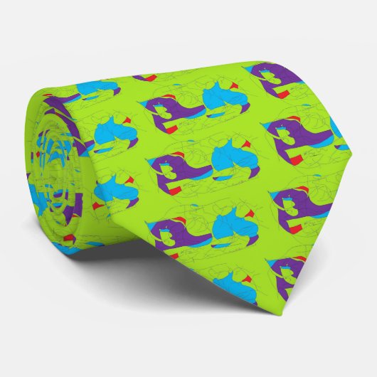 Rorschach Krawatte (Gerollt)