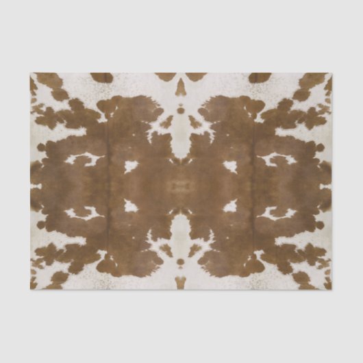 Rorschach Rindleder Decoupage Gewebe-Blatt Seidenpapier (Vorderseite)