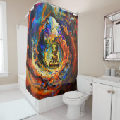 Rorschach-Stil-Buddha 80x60 001 Duschvorhang (Beispiel)