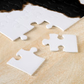 Rorschach Test einer Tinten-Fleck-Karte Puzzle (Seite)