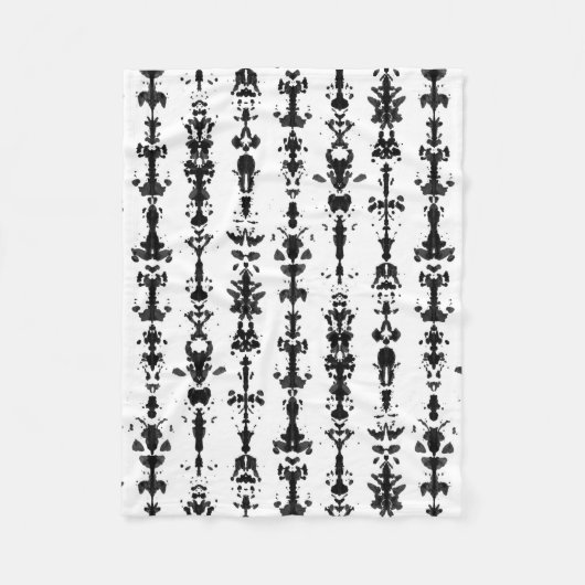 Rorschach Test Fleecedecke (Vorderseite)