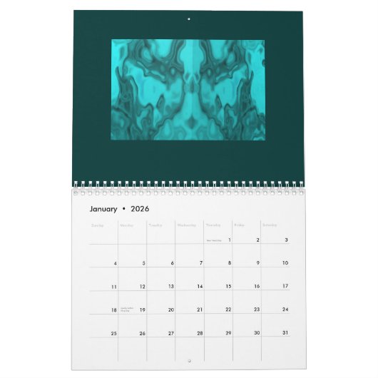 Rorschach Test Kalender (Jan 2026)