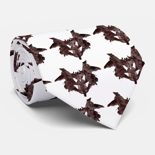 Rorschach Test-Krawatte Krawatte (Gerollt)