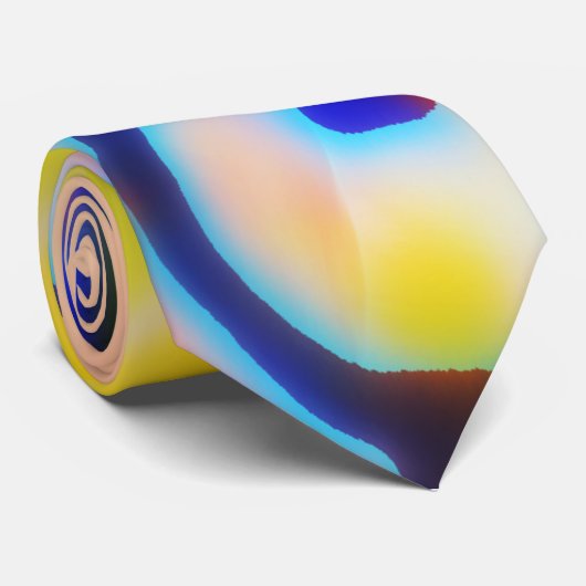 Rorschach Test Necktie Krawatte (Gerollt)