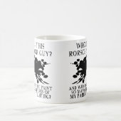 Rorschach Tinte Blot Test Funny Mug oder Travel Mu Kaffeetasse (Mittel)