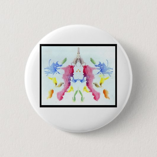 Rorschach-Tintenklecks 10.0 Button (Vorderseite)
