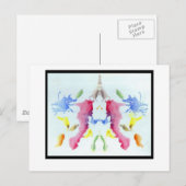 Rorschach-Tintenklecks 10.0 Postkarte (Vorne/Hinten)