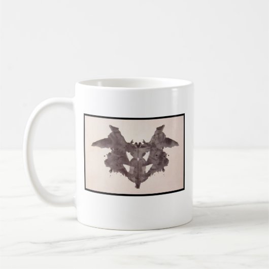 Rorschach-Tintenklecks 1.0 Kaffeetasse (Links)