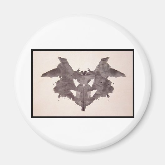 Rorschach-Tintenklecks 1.0 Magnet (Vorne)