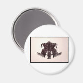 Rorschach-Tintenklecks 4.0 Magnet (Vorderseite/Rückseite)