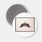 Rorschach-Tintenklecks 5.0 Magnet (Vorderseite/Rückseite)