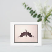 Rorschach-Tintenklecks 5.0 Postkarte (Stehend Vorderseite)