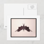 Rorschach-Tintenklecks 5.0 Postkarte (Vorne/Hinten)