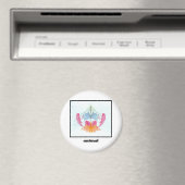 Rorschach-Tintenklecks 8 Magnet (In Situ (Geschirrspüler))