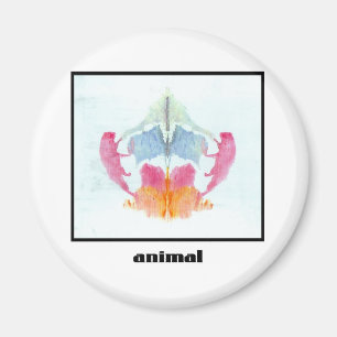 Rorschach-Tintenklecks 8 Magnet