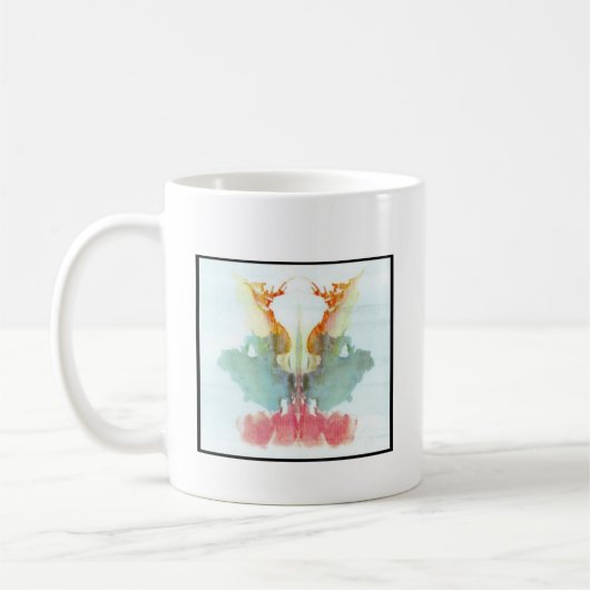 Rorschach-Tintenklecks 9.0 Kaffeetasse (Links)