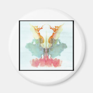 Rorschach-Tintenklecks 9.0 Magnet
