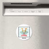 Rorschach-Tintenklecks 9 Magnet (In Situ (Geschirrspüler))