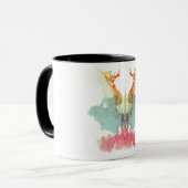 Rorschach-Tintenklecks 9 Tasse (Vorderseite Links)