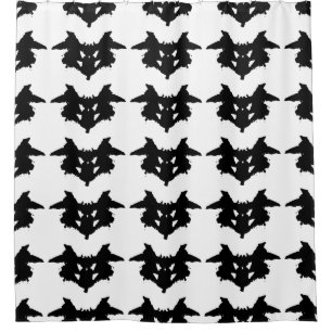 Rorschach-Tintenklecks Duschvorhang
